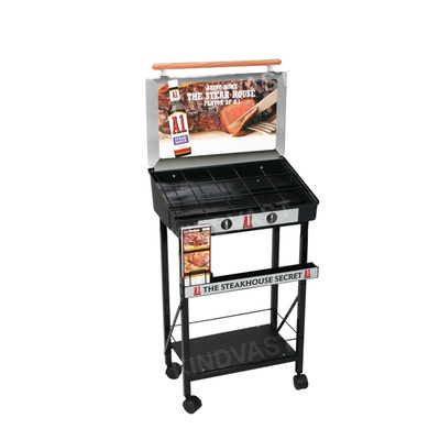 Shopping mall display shelves, iron display shelves