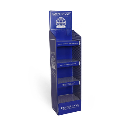 Layered box style display rack