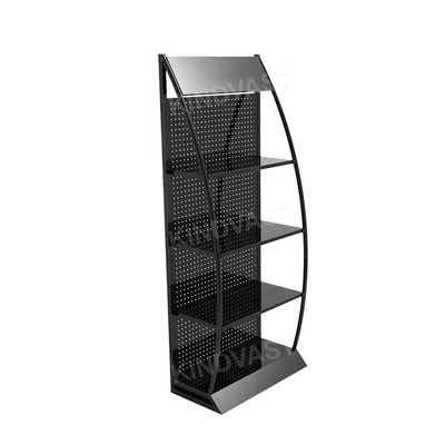 Shopping mall iron frame display rack