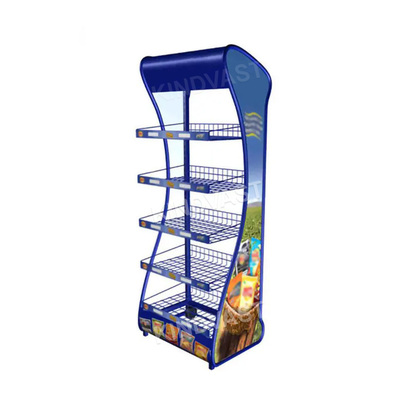 Shopping mall product display iron rack