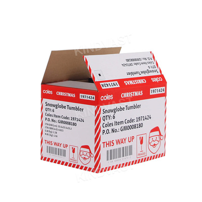 Christmas Snowball Ink Printing Carton