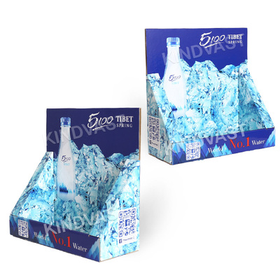Mineral water paper display box
