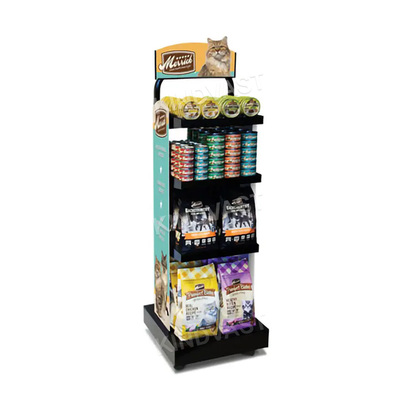 PP/PVC Display Supermarket Plastic Display Stand