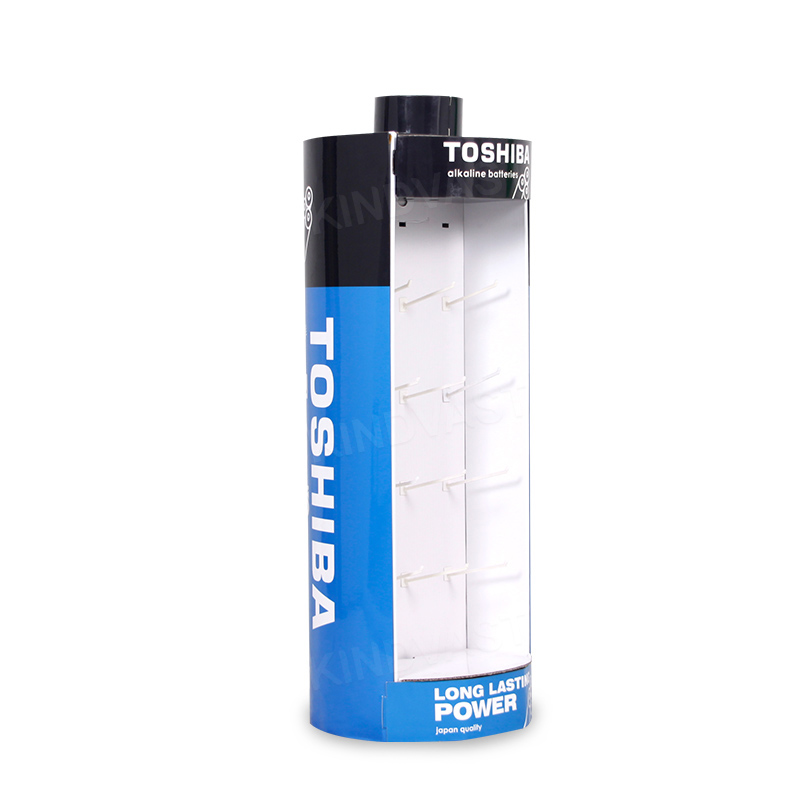 Battery shaped paper display rack - Dongguan Kindvast Display and ...