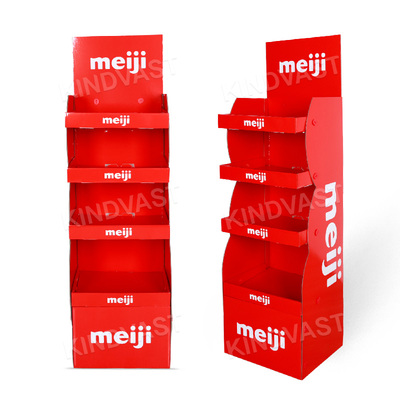 Candy and Chocolate Paper Display Stand - meiji