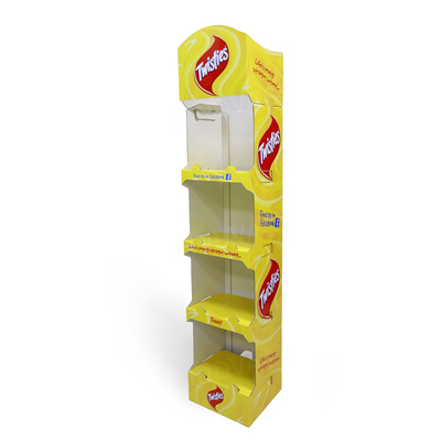 Snack cookie paper display rack