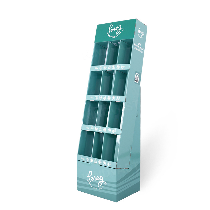 Green grid paper display rack - Dongguan Yisen Exhibition Packaging Co ...