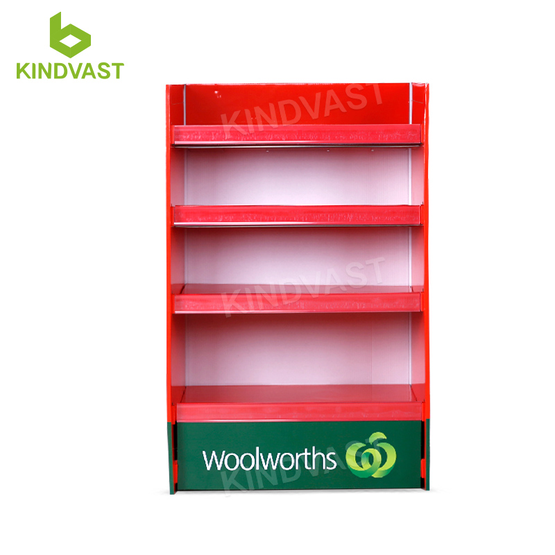 Red four layer sliding paper display rack - Sunbeam - Dongguan Kindvast ...