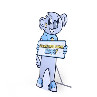 Cartoon image paper display Standing Plates