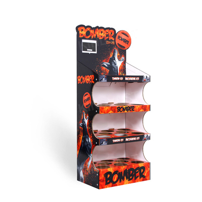 Pet toy paper display rack